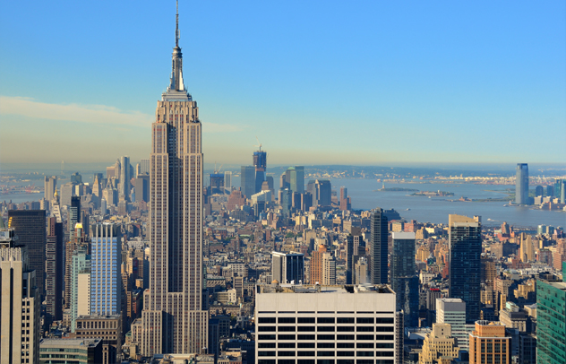 Empire State Building in the New York skyline